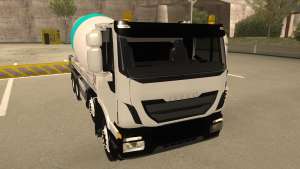 Iveco Hi-Land Автобетоносмеситель для GTA San Andreas передняя часть