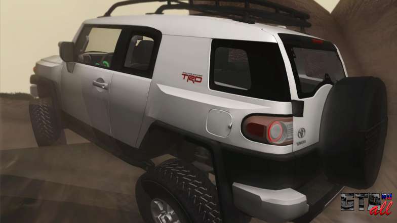 Toyota FJ Cruiser 2012 вид сзади