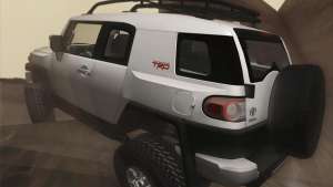 Toyota FJ Cruiser 2012 вид сзади