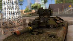 Sheridan M551 для GTA San Andreas вид на орудие