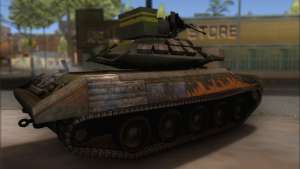 Sheridan M551 для GTA San Andreas вид сбоку