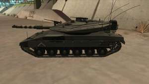 Merkava IV для GTA San Andreas вид сбоку