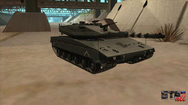 Merkava IV для GTA San Andreas вид спереди