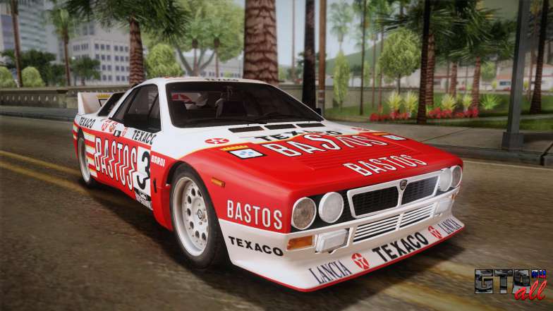 Lancia Rally 037 Stradale (SE037) 1982 HQLM PJ2 для GTA San Andreas красная покраска