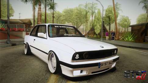 BMW M3 E30 Stance для GTA San Andreas вид спереди