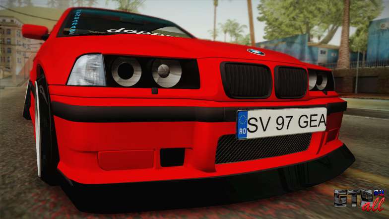 BMW M3 E36 Stance для GTA San Andreas передняя часть