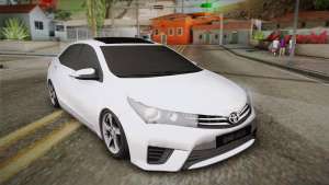 Toyota Corolla 2015 для GTA San Andreas вид спереди