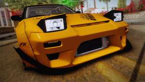 Nissan 180SX Rocket Bunny для GTA San Andreas поднятые фары