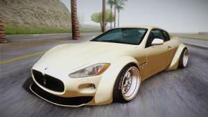 Maserati Gran Turismo Rocket Bunny для GTA San Andreas вид спереди