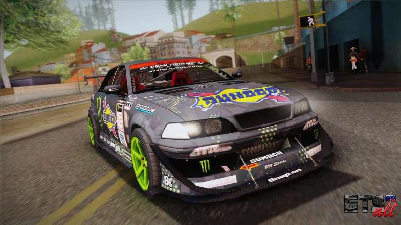 D1GP Toyota Mark II Sunoco Monster для GTA San Andreas вид спереди