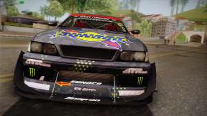 D1GP Toyota Mark II Sunoco Monster для GTA San Andreas вид на двигатель