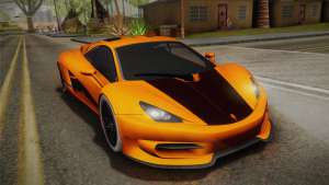 HTT Plethore LC750 2012 для GTA San Andreas спереди вид