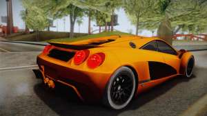 HTT Plethore LC750 2012 для GTA San Andreas вид сзади