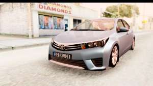 Toyota Corolla 2014 IVF для GTA San Andreas