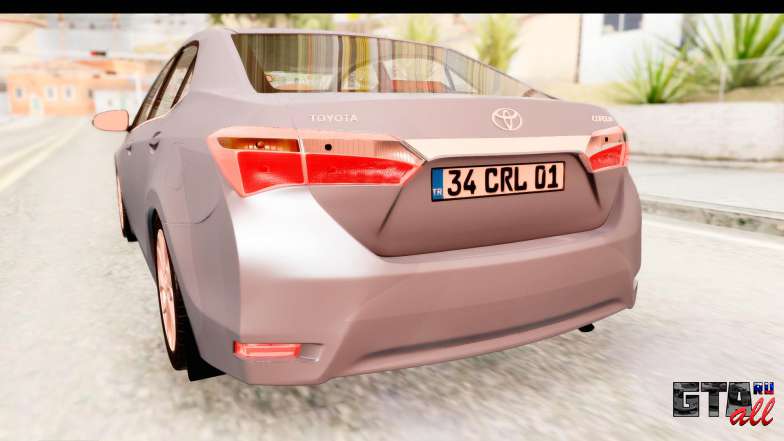 Toyota Corolla 2014 IVF для GTA SA