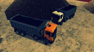 Scania P420 8X4 Dump Truck вид сверху