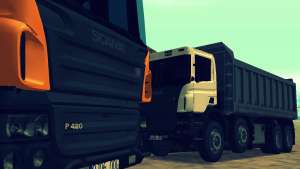 Scania P420 8X4 Dump Truck для GTA SA