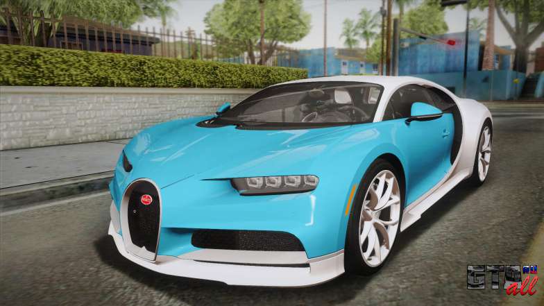 Bugatti Chiron 2017 для GTA San Andreas