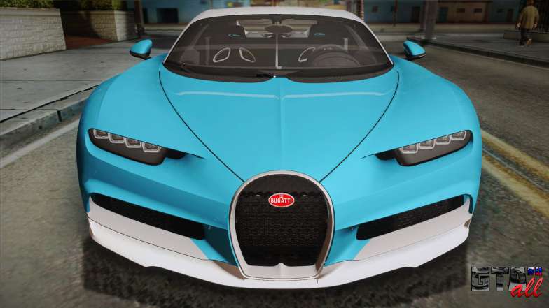 Bugatti Chiron 2017 вид спереди