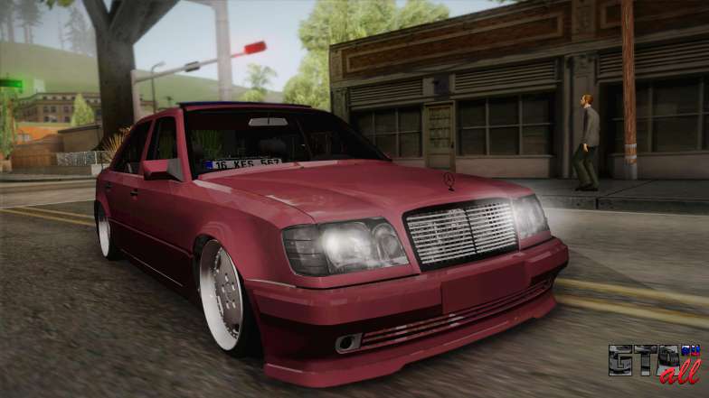 Mercedes-Benz E500 German Style для GTA San Andreas вид спереди