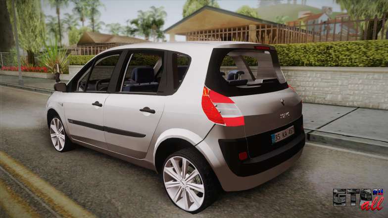 Renault Scenic II для GTA San Andreas вид сзади