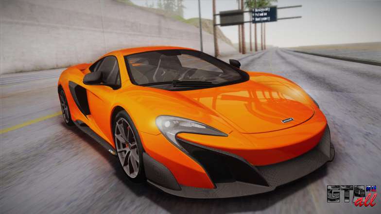 McLaren 675LT 2015 10-Spoke Wheels для GTA San Andreas вид спереди