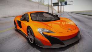 McLaren 675LT 2015 10-Spoke Wheels для GTA San Andreas вид спереди