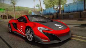 McLaren 675LT 2015 10-Spoke Wheels для GTA San Andreas красная покраска