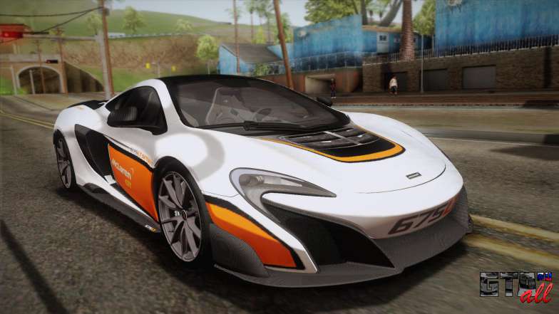 McLaren 675LT 2015 10-Spoke Wheels для GTA San Andreas белая покраска