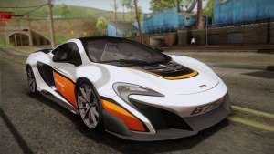 McLaren 675LT 2015 10-Spoke Wheels для GTA San Andreas белая покраска