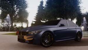 BMW M3 F30 30 Jahre для GTA San Andreas вид спереди