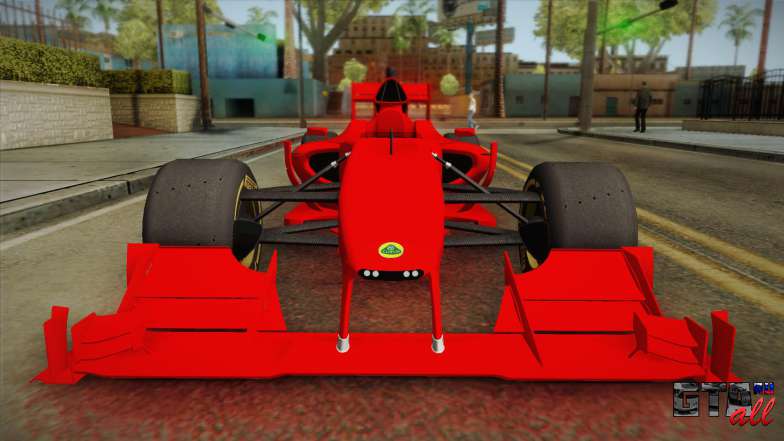 Lotus F1 T125 для GTA San Andreas передняя часть