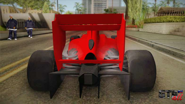 Lotus F1 T125 для GTA San Andreas задняя часть