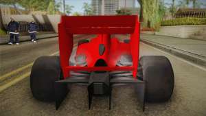 Lotus F1 T125 для GTA San Andreas задняя часть