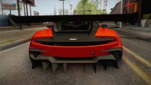 Aston Martin Vulcan для GTA San Andreas задняя часть