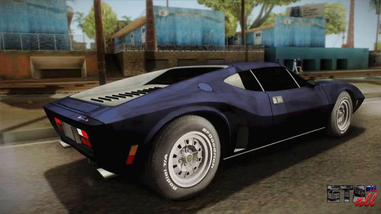 AMC AMX 3 39 1970 для GTA San Andreas вид сзади