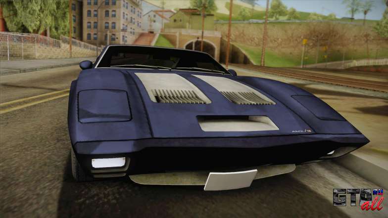 AMC AMX 3 39 1970 для GTA San Andreas спереди