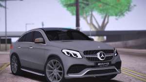 Mercedes-Benz GLE AMG для GTA San Andreas вид спереди