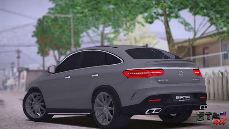 Mercedes-Benz GLE AMG для GTA San Andreas вид сзади