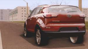 Kia Sportage вид сзади