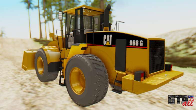 Caterpillar 966 GII вид сзади слева