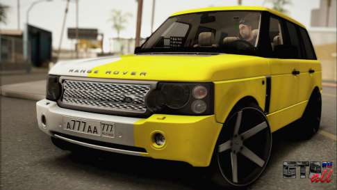 Land Rover Range Rover Gold Vossen для GTA San Andreas