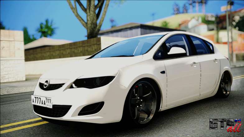 Opel Astra для GTA San Andreas вид спереди