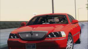 Lincoln Town Car 2010 для GTA San Andreas передняя часть