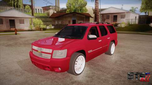 Chevrolet Tahoe LTZ 2013 Custom для GTA San Andreas вид спереди