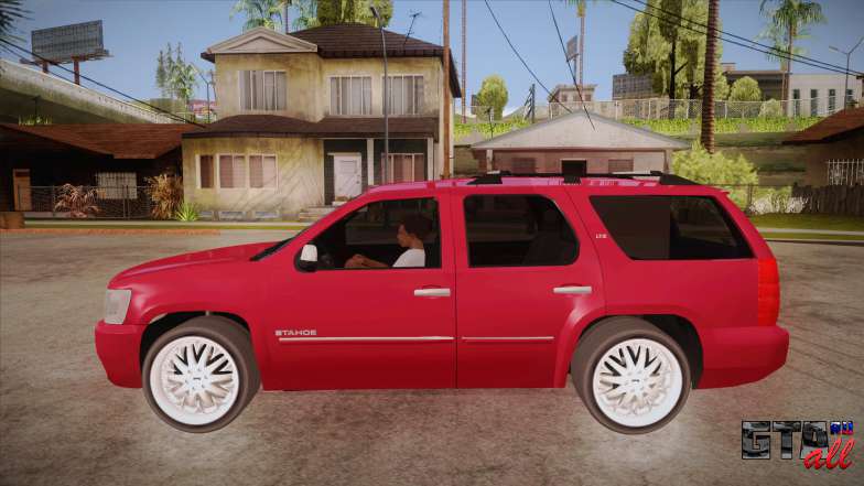 Chevrolet Tahoe LTZ 2013 Custom для GTA San Andreas вид сбоку