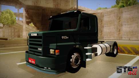 Scania 113H для GTA San Andreas вид спереди