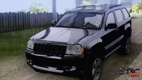 Jeep Cherokee SRT8 для GTA San Andreas вид спереди