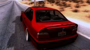 BMW M3 E36 Stance для GTA San Andeas вид сзади