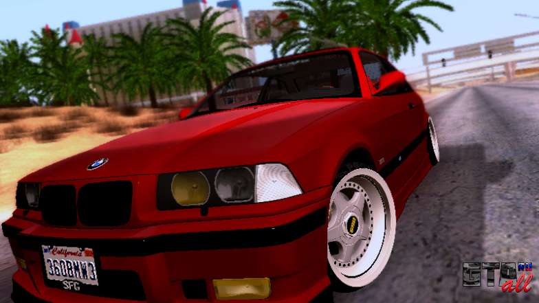 BMW M3 E36 Stance для GTA San Andeas передняя часть